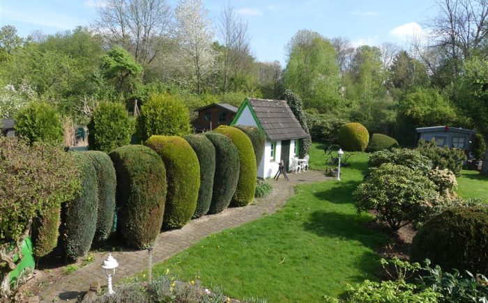 Gartenblick Balkon